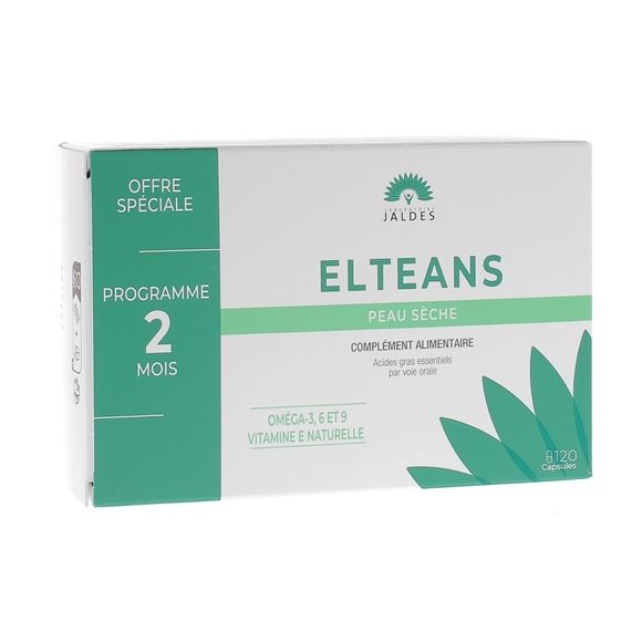 Nutrition de la peau Elteans Jaldes - lot de 2 boîtes de 60 capsules