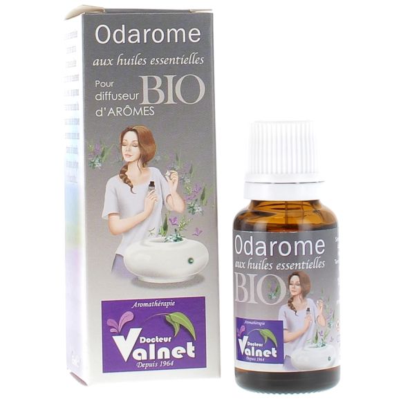 Odarome aux huiles essentielles bio pour diffuseur Docteur Valnet - Flacon de 15ml