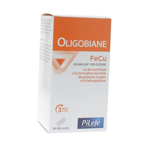 Oligobiane FeCu fer cuivre PileJe - boîte de 90 gélules