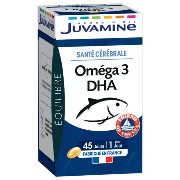 Omega 3 DHA Juvamine - boîte de 45 capsules