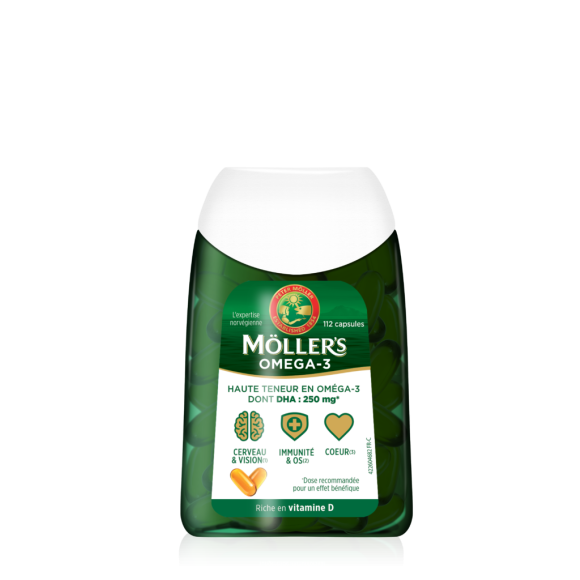 Omega-3 Möller's - boite de 112 capsules