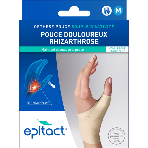 Orthèse souple Pouce Gauche taille M Epitact - 1 unité