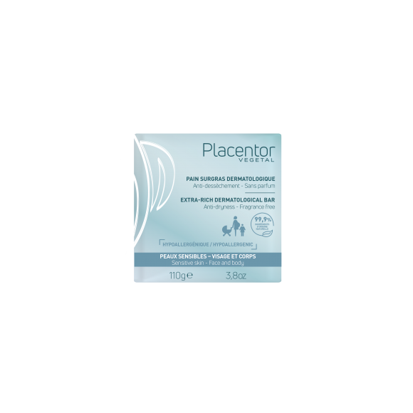 Pain surgras dermatologique Placentor - pain de 110g