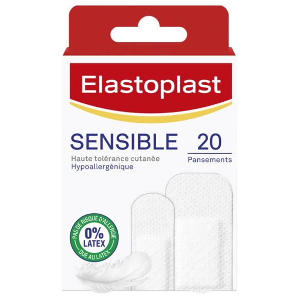 Pansement Sensible Elastoplast - boîte de 20 pansements