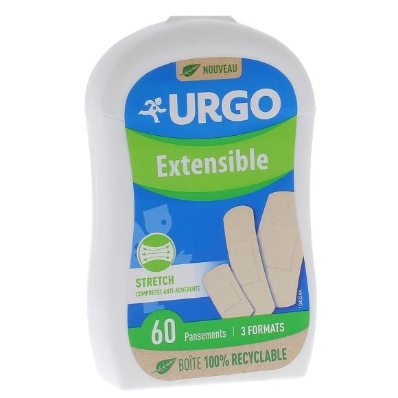 Pansements extensibles Urgo - 60 pansements