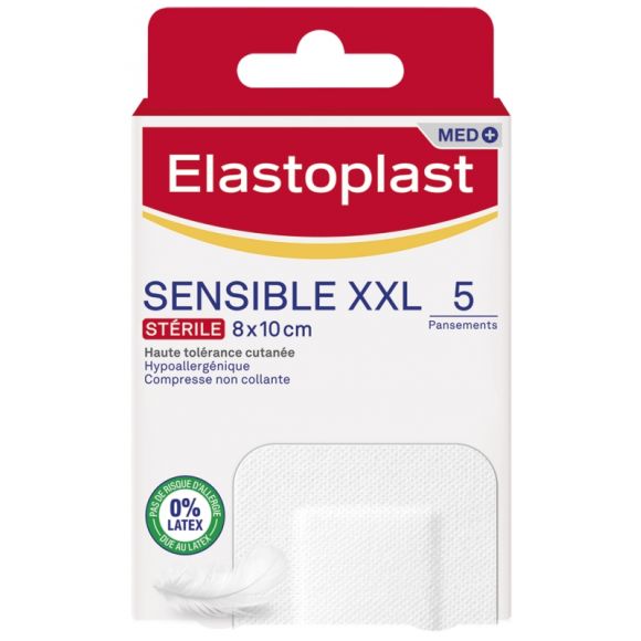 Pansement sensible XXL stérile Elastoplast - boîte de 5 pansements