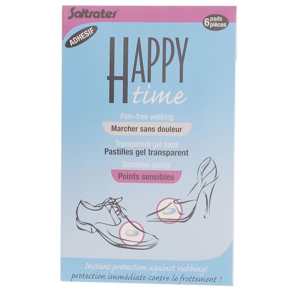 Pastilles gel transparent points sensibles happy time Saltrates - 6 pastilles