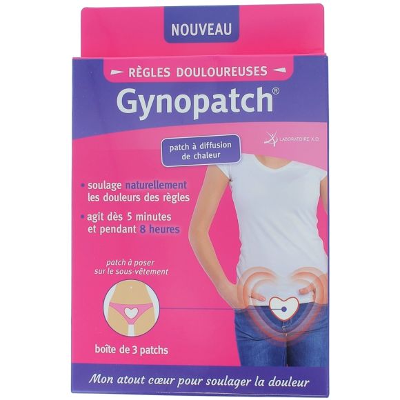 Patch Règles Douloureuses Gynopatch - Boîte de 3 patchs