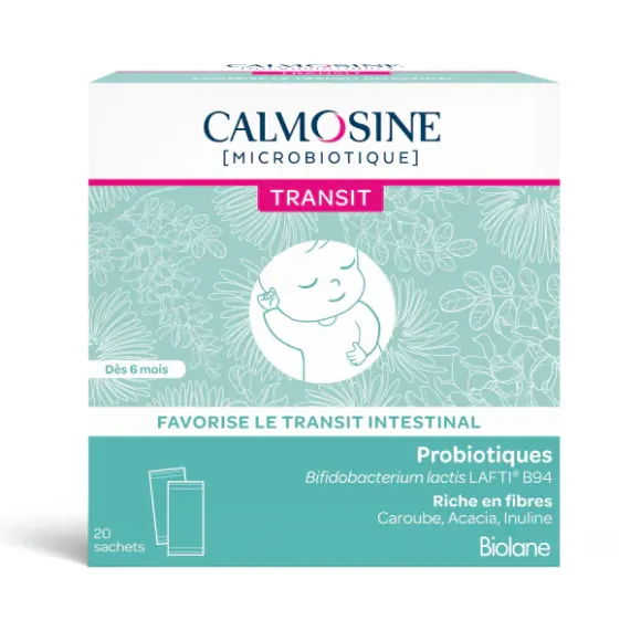 Probiotiques Transit intestinal Calmosine - boite de 20 sachets