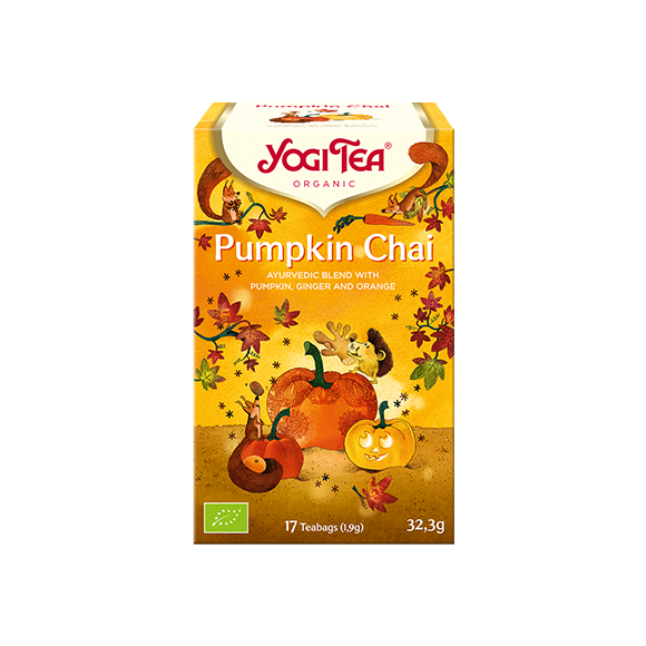 Pumpkin Chaï bio infusion Yogi Tea - boîte de 17 sachets