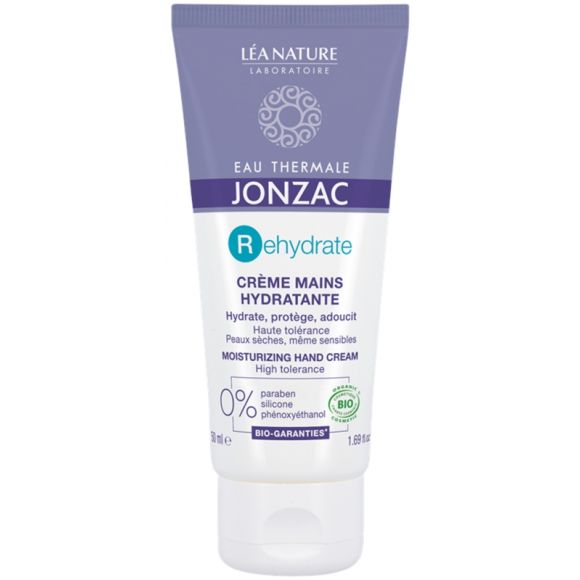 REhydrate Crème mains hydratante bio Eau de Jonzac - tube de 50 ml