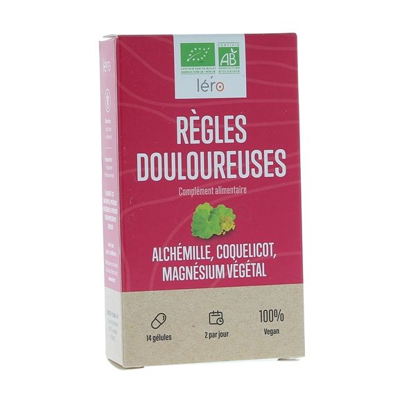 Règles douloureuses Léro - boite de 14 gélules