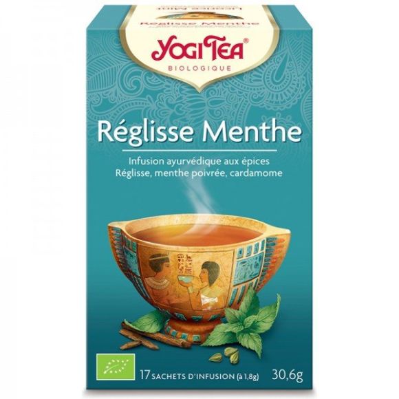 Réglisse menthe BIO Yogi Tea - 17 infusettes