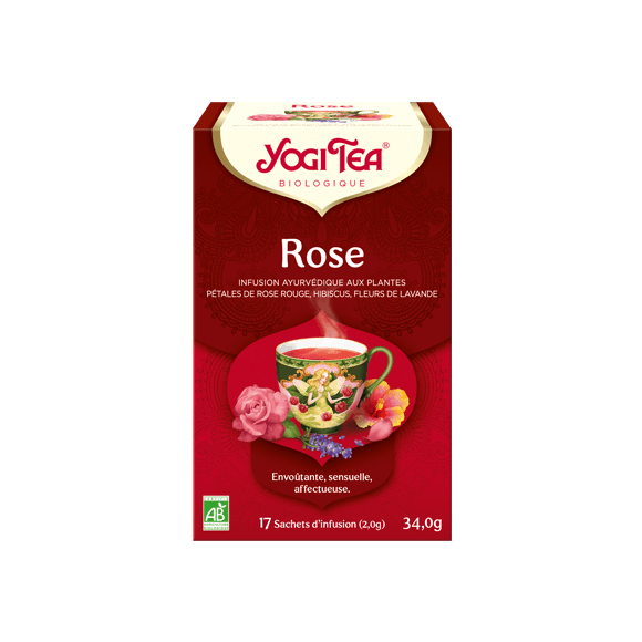 Rose bio Yogi Tea - boîte de 17 infusettes