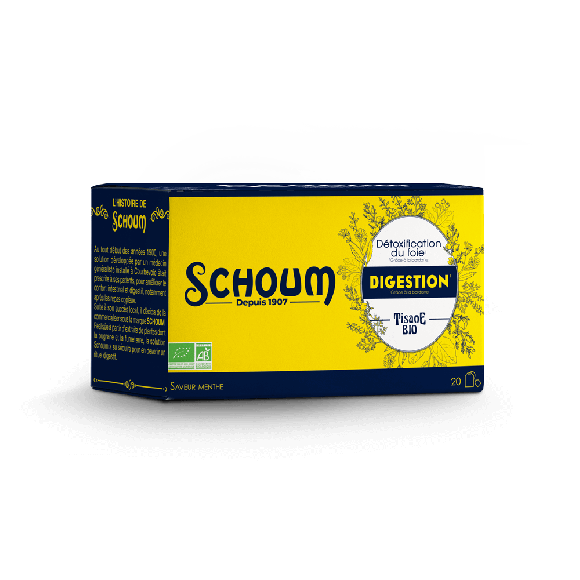 Schoum tisane bio digestion - boîte de 20 sachets