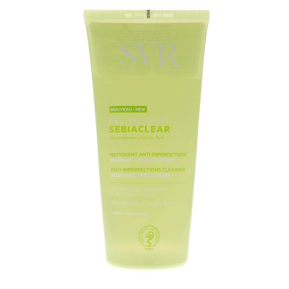 Sebiaclear gel moussant SVR - tube de 200ml