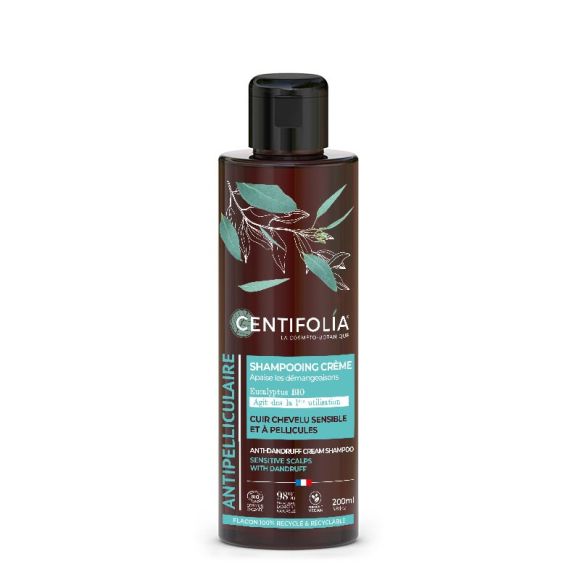 Shampoing crème antipelliculaire bio Centifolia - flacon de 200ml