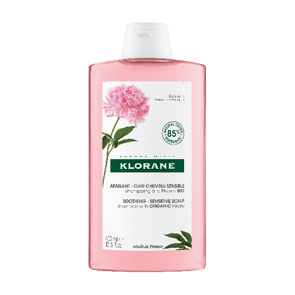 Shampooing apaisant & anti-irritant à la pivoine bio Klorane - flacon de 400 ml