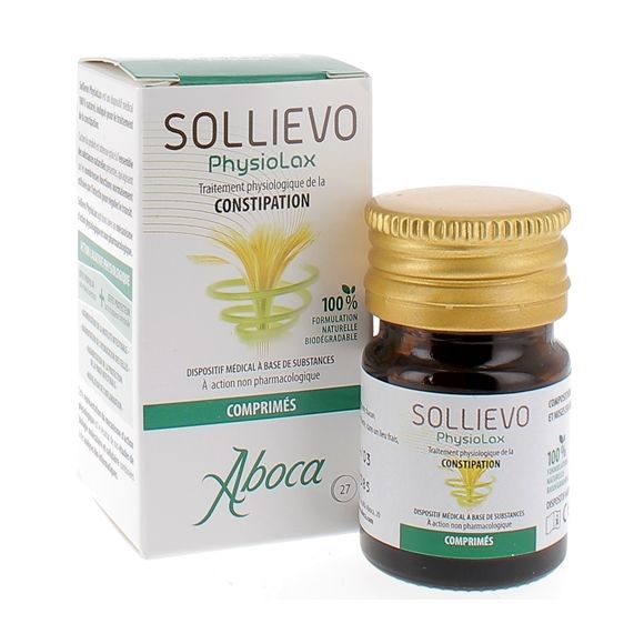 Sollievo PhysioLax Constipation Aboca - boîte de 27 comprimés