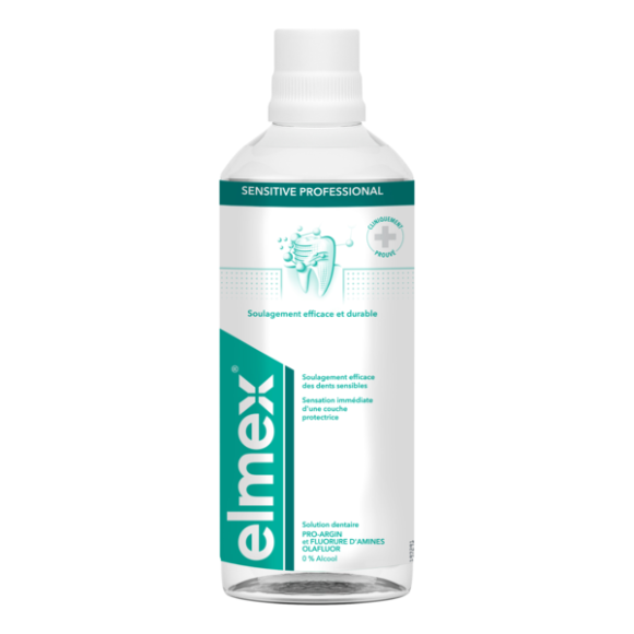 Solution dentaire Elmex Sensitive Professional - flacon de 400 ml