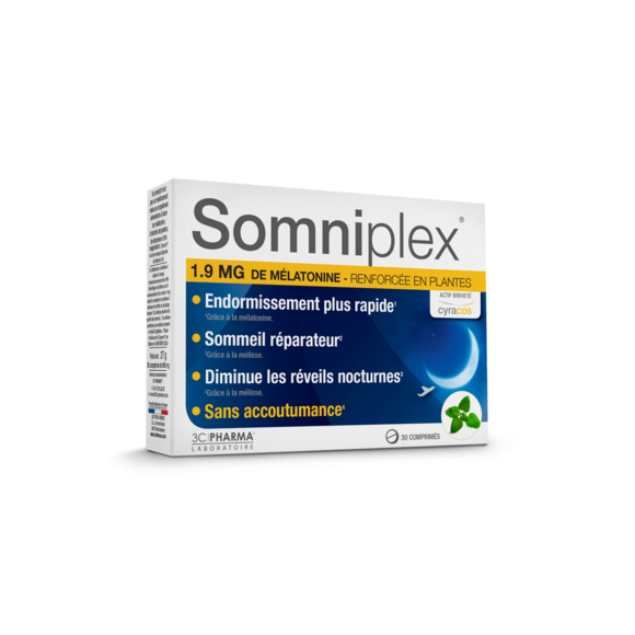 Somniplex comprimé 3C Pharma - boîte de 30 comprimés