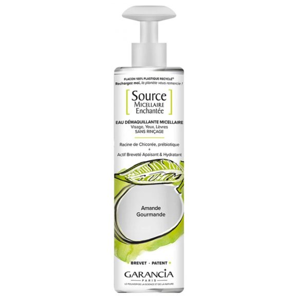 Source micellaire enchantée Eau démaquillante amande gourmande Garancia - flacon pompe de 400ml