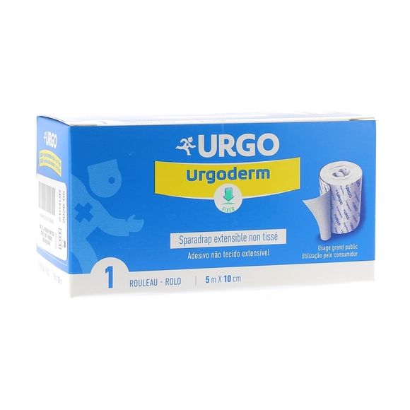 Urgoderm Sparadrap non tissé extensible Urgo - 1 rouleau de 5mx10cm