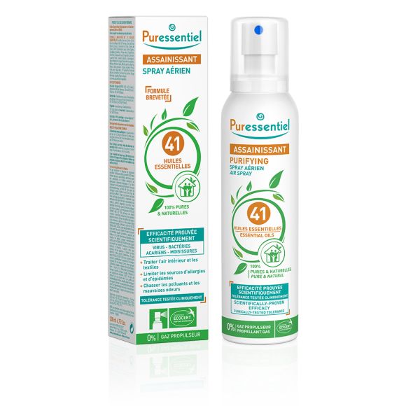 Spray aérien assainissant aux huiles essentielles Puressentiel - spray de 200 ml