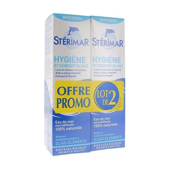 Stérimar hygiène du nez - lot de 2 sprays de 100ml