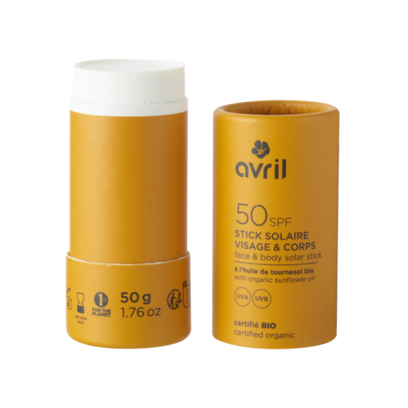 Stick solaire SPF50 Avril - stick de 50g