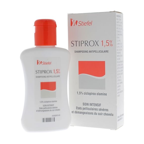 Stiprox 1,5% Shampoing antipelliculaire soin intensif Stiefel - flacon de 100 ml