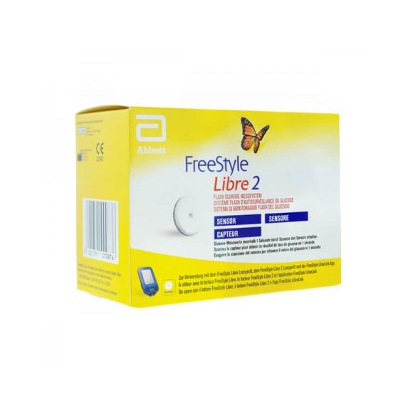 Système flash d'autosurveillance du glucose Freestyle libre 2 capteur Abbott - 1 capteur