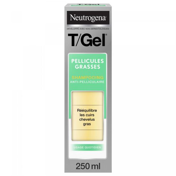 T/Gel Shampooing antipelliculaire pour pellicules grasses Neutrogena - flacon de 250 ml