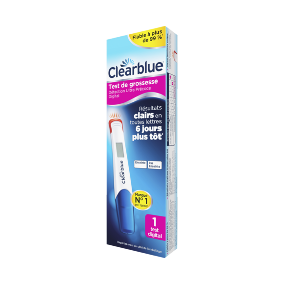 Test de grossesse digital précoce Clearblue - un test