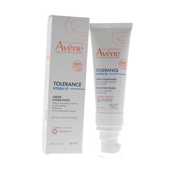 Tolérance Hydra-10 Crème hydratante Avène - tube de 40ml