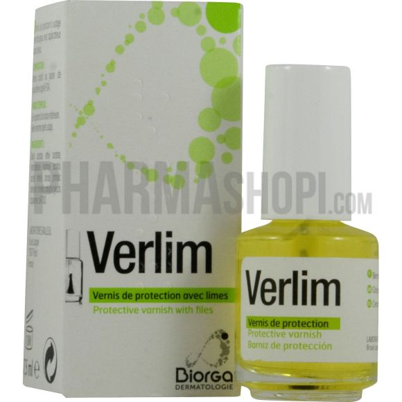 Vernis de protection avec limes Verlim - vernis de 7,5 ml + 1 lime