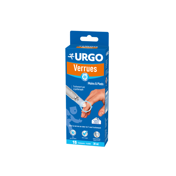 Verrues mains et pieds Urgo - flacon de 38 ml (15 traitements)