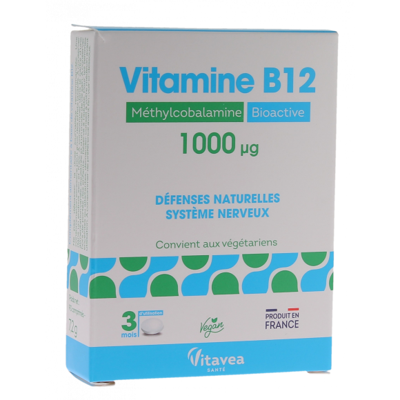 Vitamine B12 1000 µg Vitavea - boîte de 90 comprimés