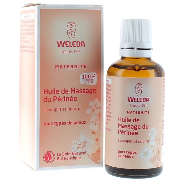 Huile de massage du périnée Weleda - flacon de 50 ml