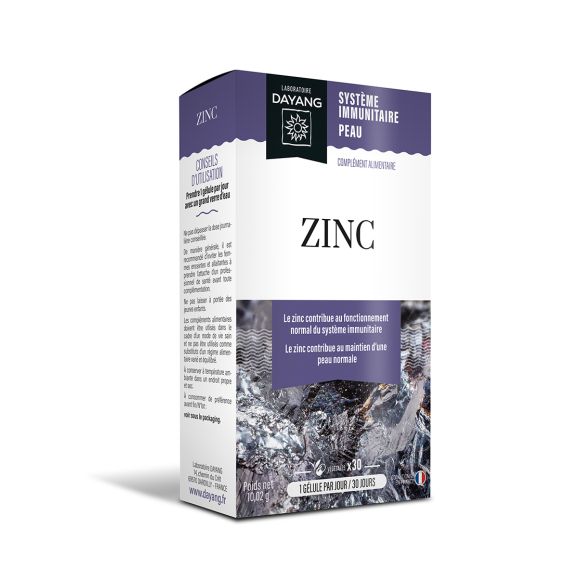 Zinc Dayang - boîte de 30 gélules