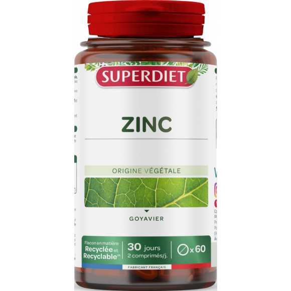 Zinc Superdiet - pot de 60 comprimés