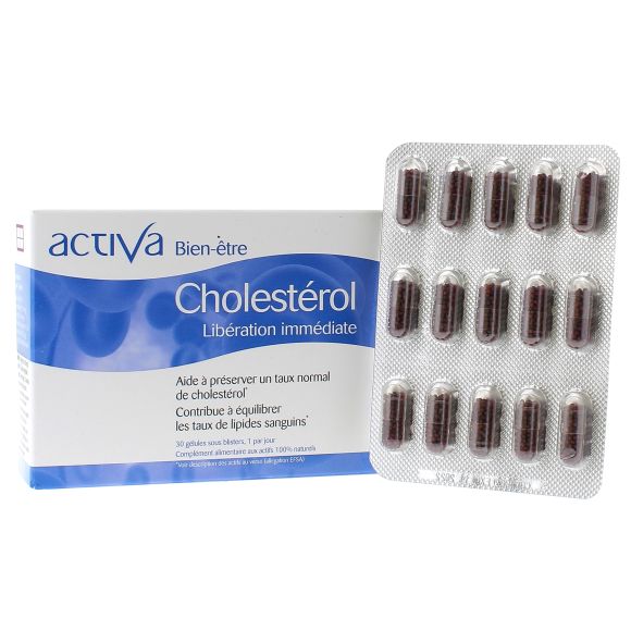 Activa bien-être cholesterol - boite de 30 gélules