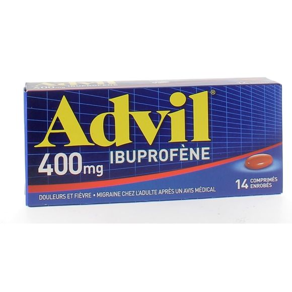 Advil 400mg comprimé - 14 comprimés enrobés