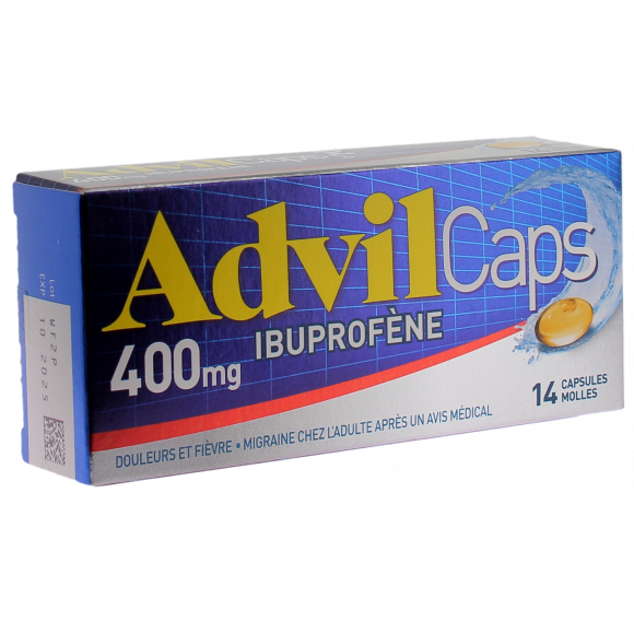 Advilcaps 400mg - 14 capsules molles