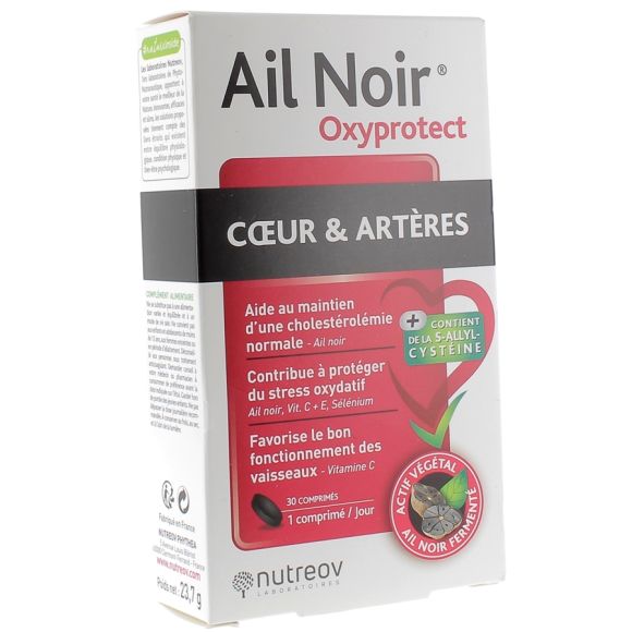 Ail noir oxyprotect Nutreov - boite de 30 comprimés