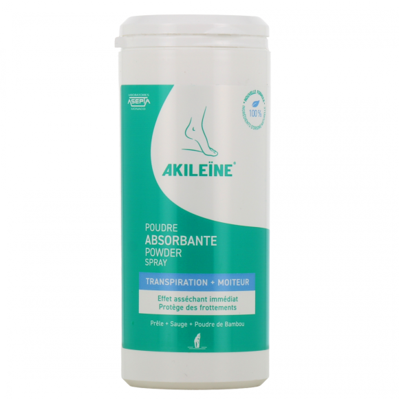 Poudre absorbante Akileïne - flacon de 75 g