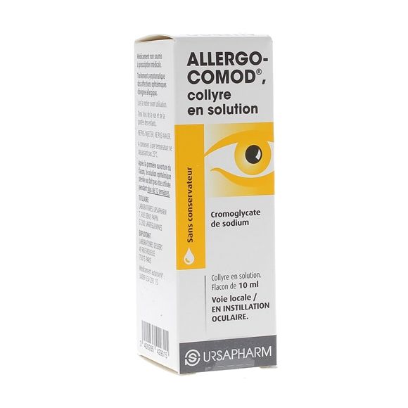 Allergocomod collyre en solution - flacon de 10 ml