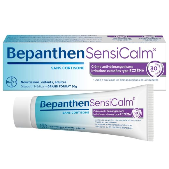 BepanthenSensicalm Crème Anti-Démangeaisons Eczéma 50 g