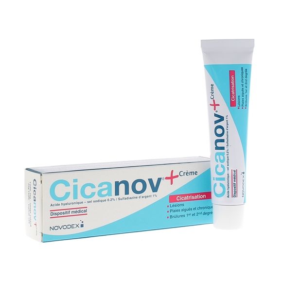 Cicanov+ crème cicatrisante Novodex - tube de 25g