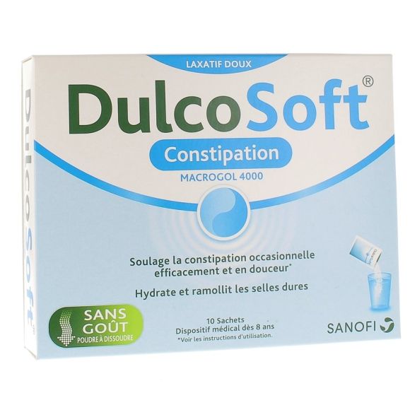 Dulcosoft Constipation Sanofi - boite de 10 sachets